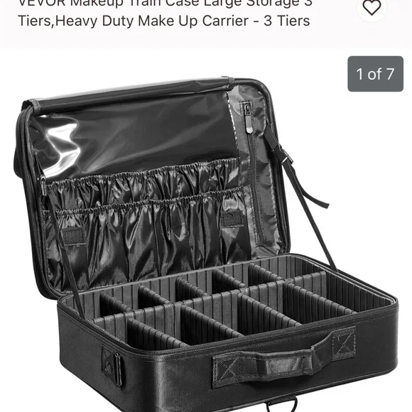 Black Cosmetic/Camera/Equipment Bag - Picture 8 of 10